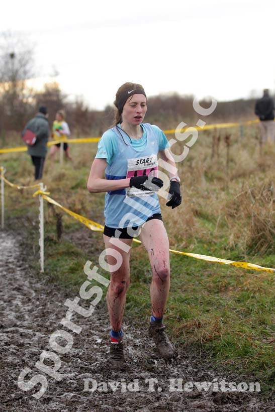 Josephine Stone  the senior women 2012 North East Championships, Summerhill Country Park, Hartlepool.